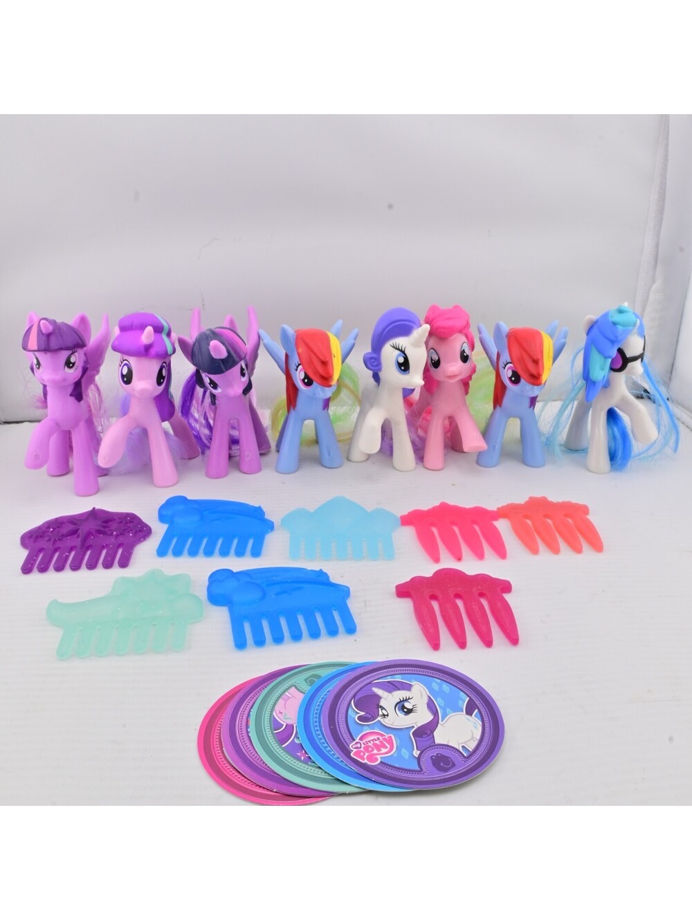 My Little Pony MLP DJ Pon PVC Mini Figure Hasbro LOT OF 8